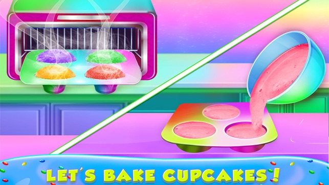 Unicorn Rainbow Cupcake(圖3)-速報App