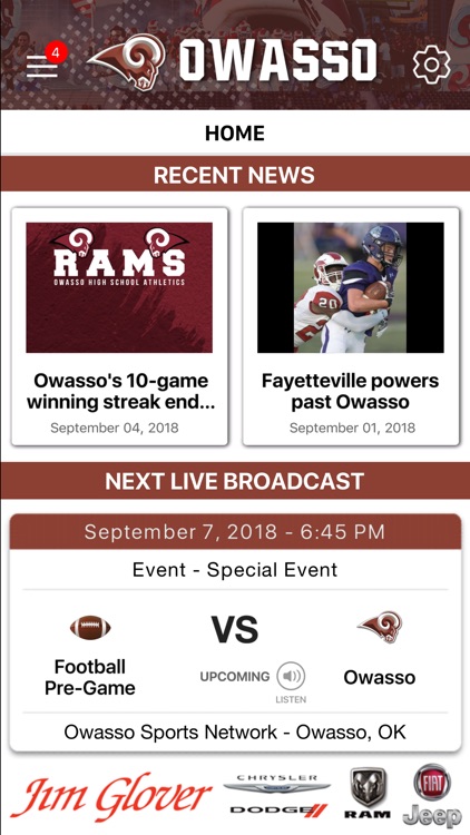 Owasso Rams Athletics