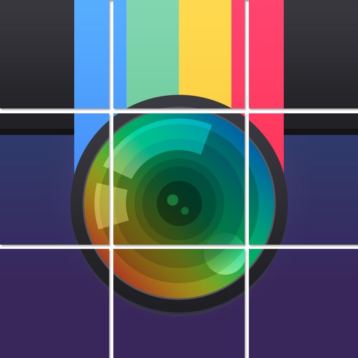 Square Grid Post Pro Panorama Splitter Icon