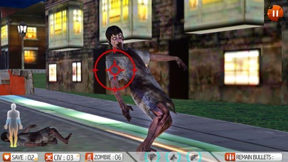 Zombie War City Rescue screenshot 2