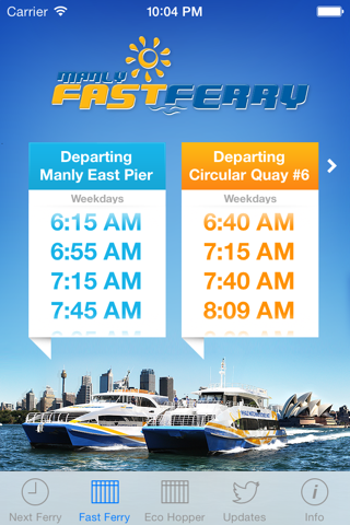 My Fast Ferry Info screenshot 2