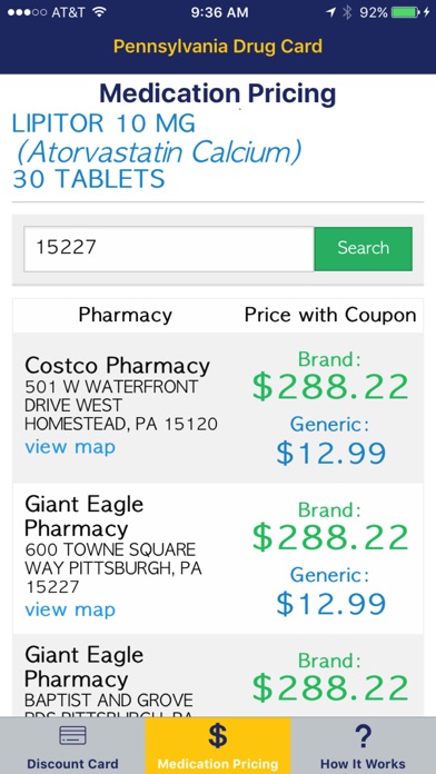Pennsylvania Drug Card screenshot 4