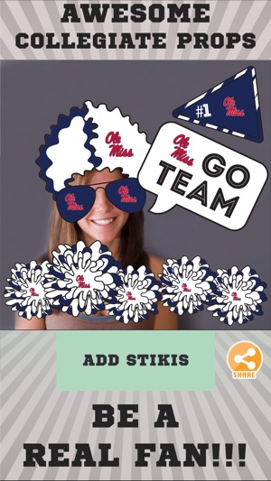 Ole Miss Rebels Selfie Stickers(圖2)-速報App