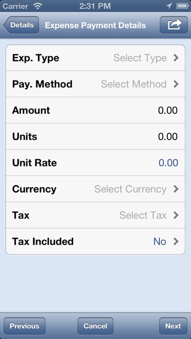 Expenses 9.08.03 screenshot 3
