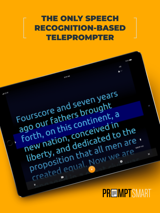 ‎PromptSmart Pro - Teleprompter Capture d'écran