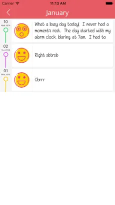 Captura de Pantalla 4 Personal Diary For You! iphone