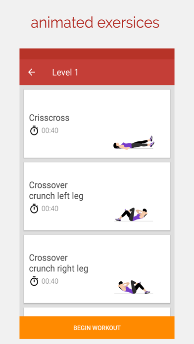 Abs Workout Six Pack Challenge screenshot 4