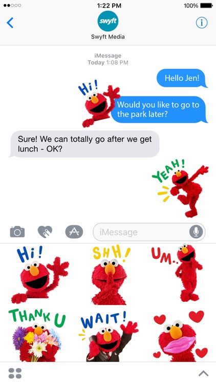 Fun With Elmo Stickers