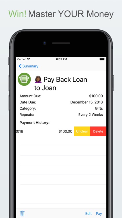 Bill Organizer by Money Master screenshot-4