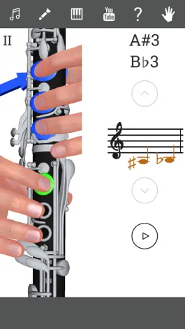 Game screenshot 3D Clarinet Fingering Chart apk