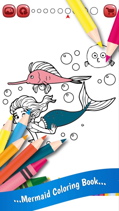 How to cancel & delete Mermaids Coloring Book from iphone & ipad 3