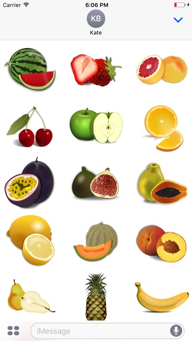 Fruit Stickers - Yum! screenshot 2