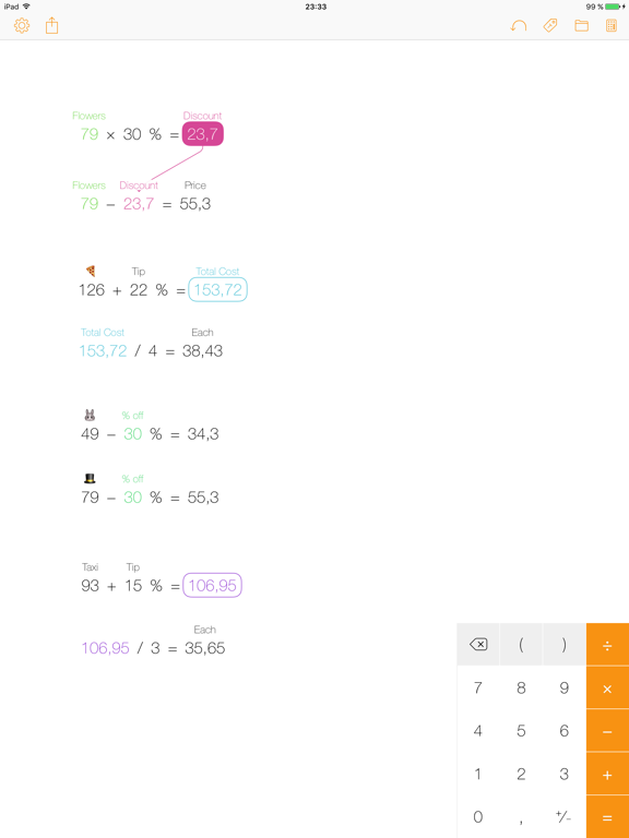 Tydlig - Calculator Reimagined screenshot