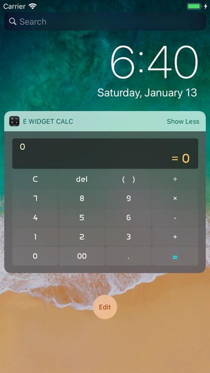 E Widget Calc