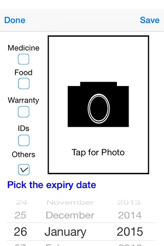 Expiry Date Tracker Lite screenshot 2