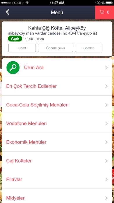 Kahta Çiğ Köfte Alibeyköy screenshot 2