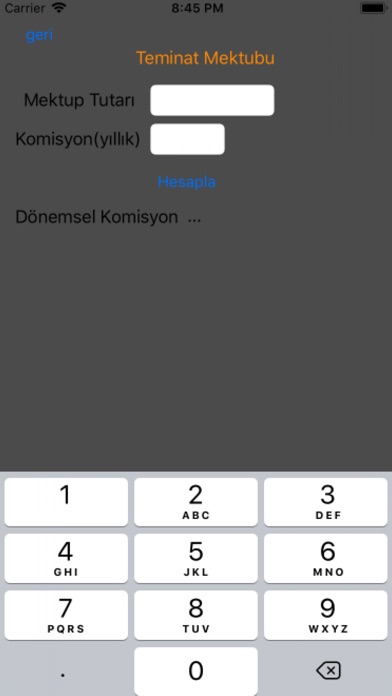 BankApp screenshot 4