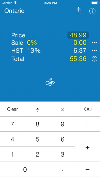 Sales Tax CANADA Calculation