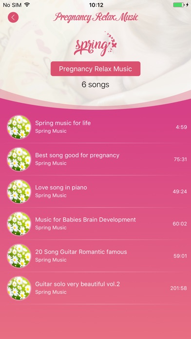 Pregnancy Relax Music screenshot 2