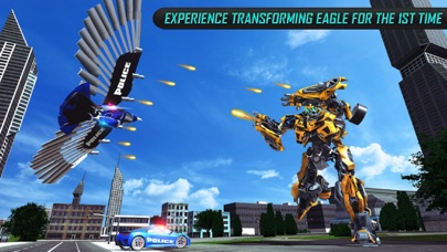 Police Eagle Robot Transform screenshot 3