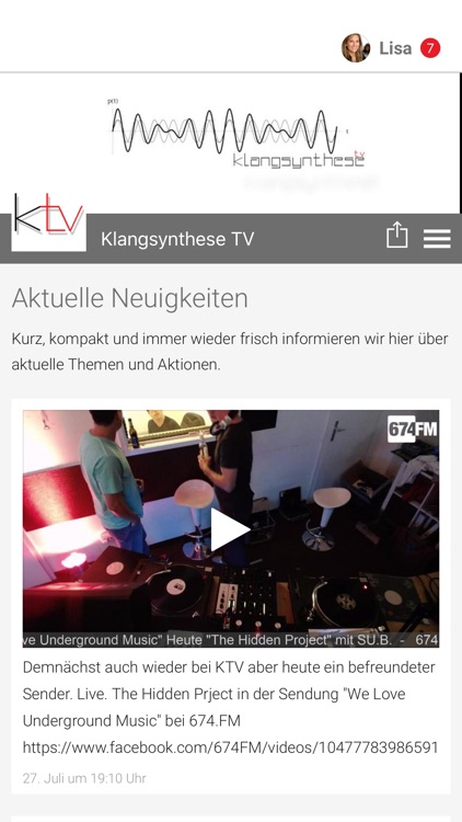 Klangsynthese TV