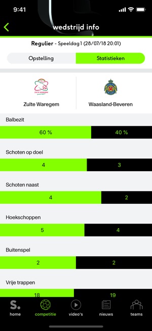 Sporza Voetbal(圖5)-速報App