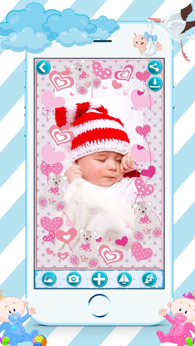 Baby Frames & Sticker Editor screenshot 4