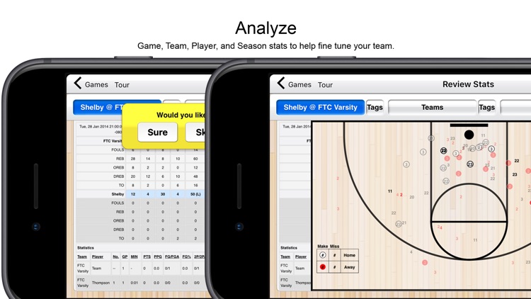 Basketball Stat Tracker