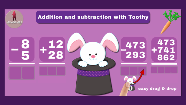 Addition Subtraction Toothy