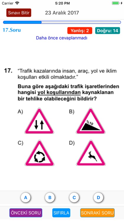 Ehliyet 2018 Çıkmış Sorular