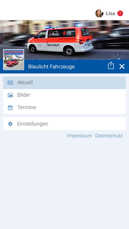 Blaulicht Fahrzeuge