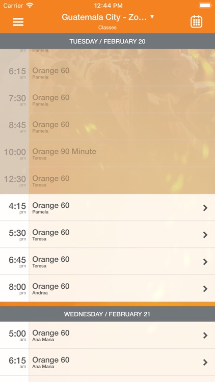 Orangetheory Fitness Booking