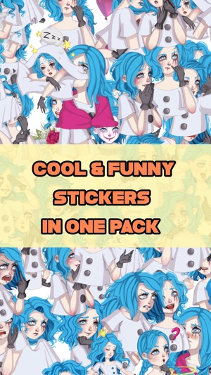 Clowny Girl Stickers(圖1)-速報App