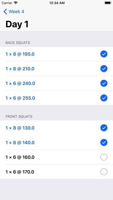 Hatch Squat Program screenshot 2