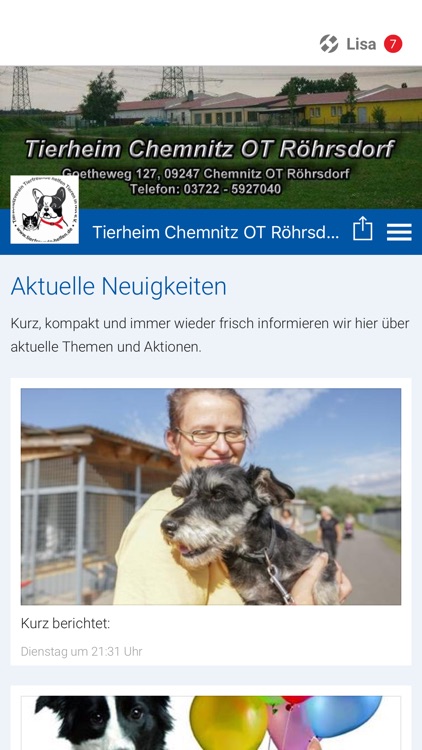 Tierheim Chemnitz OT Röhrsdorf