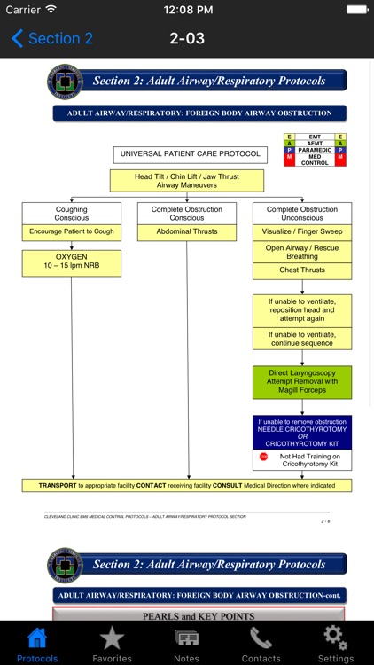 Cleveland Clinic EMS Protocols
