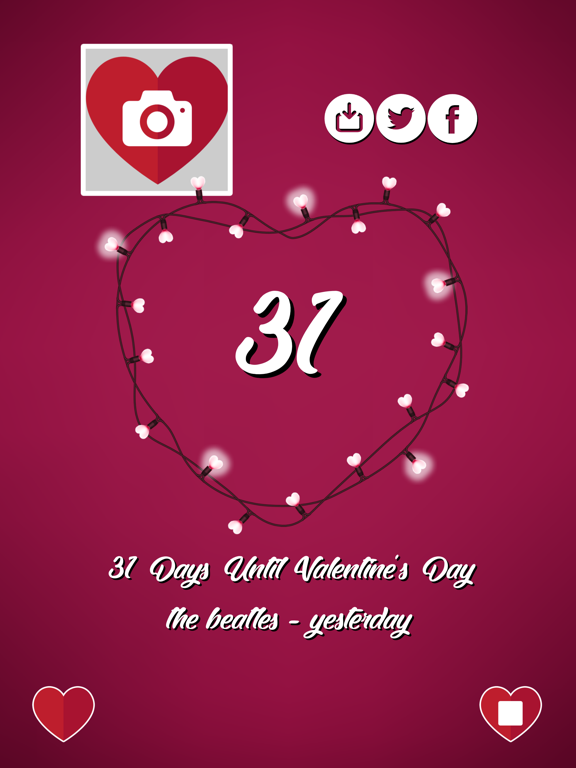 Countdown to Valentine's Day screenshot 6