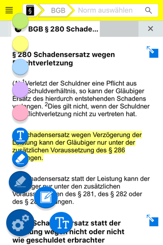 NWB Gesetze screenshot 3