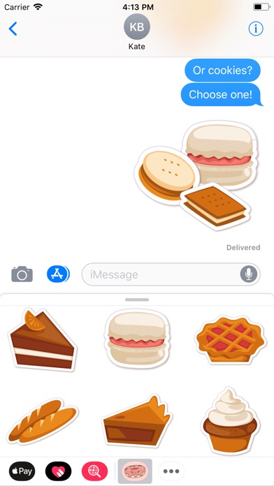 Tasty Colorful Bread Stickers screenshot 2
