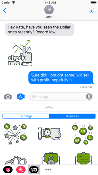 How to cancel & delete Conotoxia Business Stickers from iphone & ipad 1