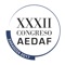 Los días 25, 26, 27 y 28 de octubre celebraremos en Zaragoza la XXXII edición de nuestro Congreso AEDAF