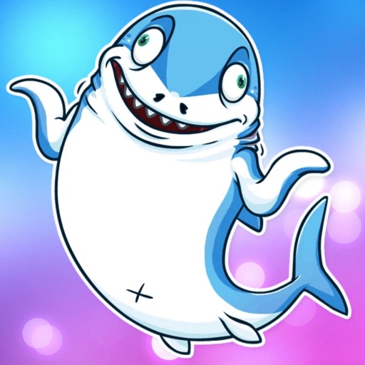 Funny Mr.Shark Stickers