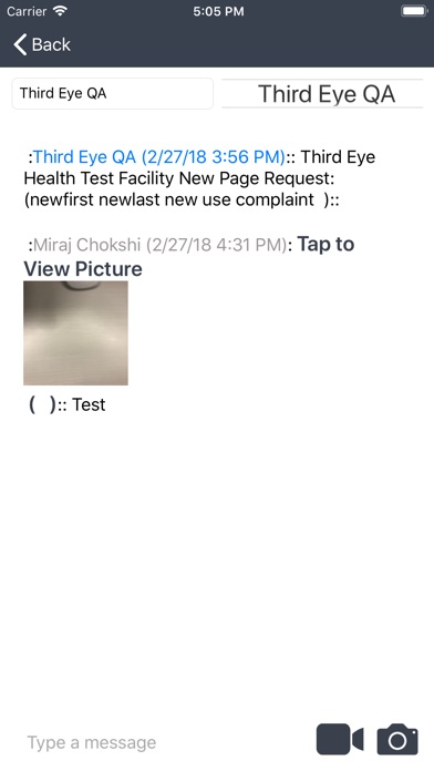 Third Eye Health - SecureChat screenshot 2