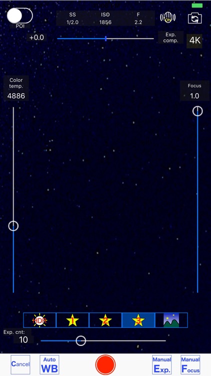 Starry sky Camera