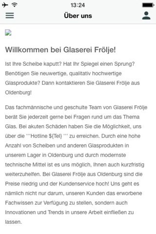 Glaserei Frölje screenshot 2