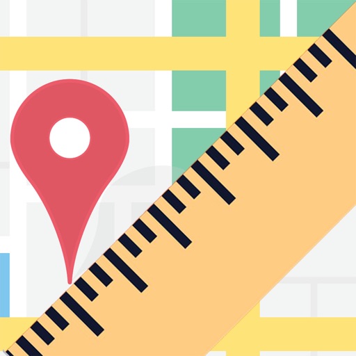 Map Distance Ruler iOS App