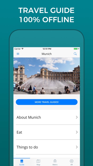 How to cancel & delete Munich Travel Guide with Offline Street Map from iphone & ipad 1