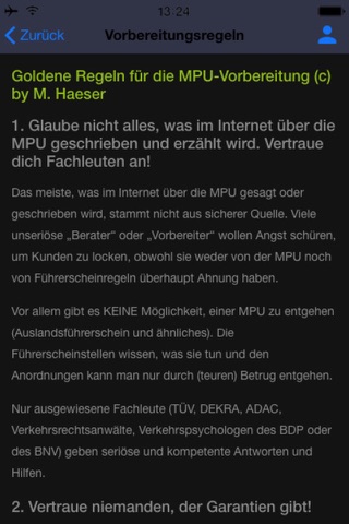 Verkehrspsychologe MPU Haeser screenshot 3