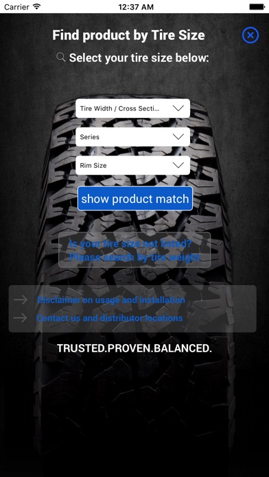 Magnum+ Tire Balancing screenshot 2