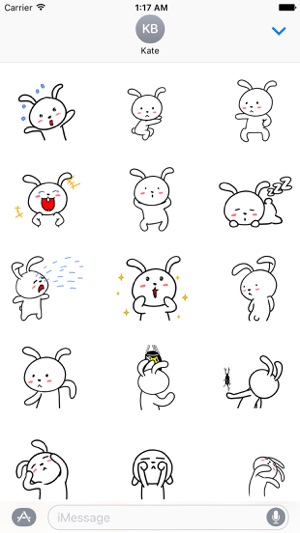 Tom the Funny Bunny Stickers(圖1)-速報App